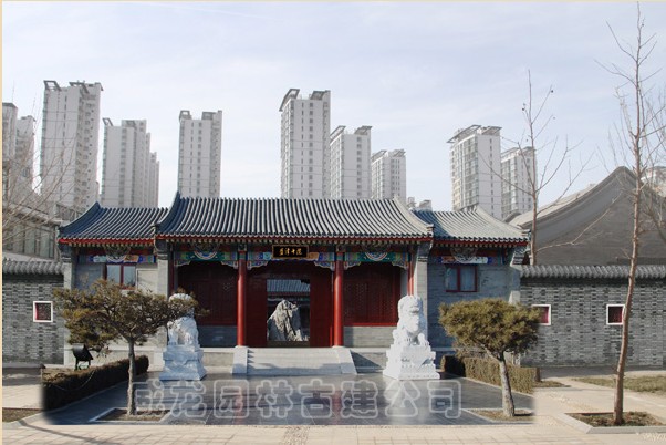 老城廂盛津書(shū)院仿古四合院工程