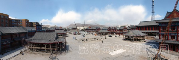 天津薊縣鼓樓廣場(chǎng)油漆彩畫(huà)工程