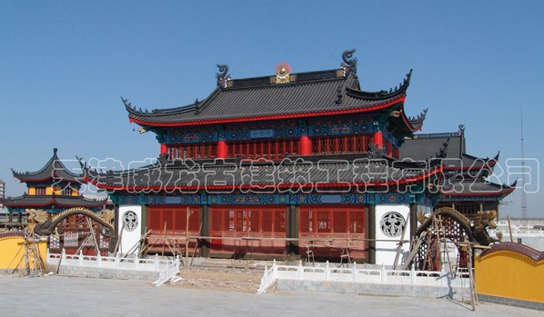 天津東五臺(tái)寺木結(jié)構(gòu)大殿