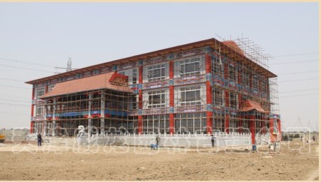 天津西青王穩(wěn)莊骨灰堂油漆彩繪工程