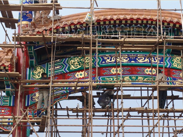古建牌樓油漆彩畫(huà)